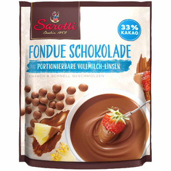 Видове Млечен Sarotti Fondue 200гр Фондю шоколад пълномаслено мляко 33% какао 